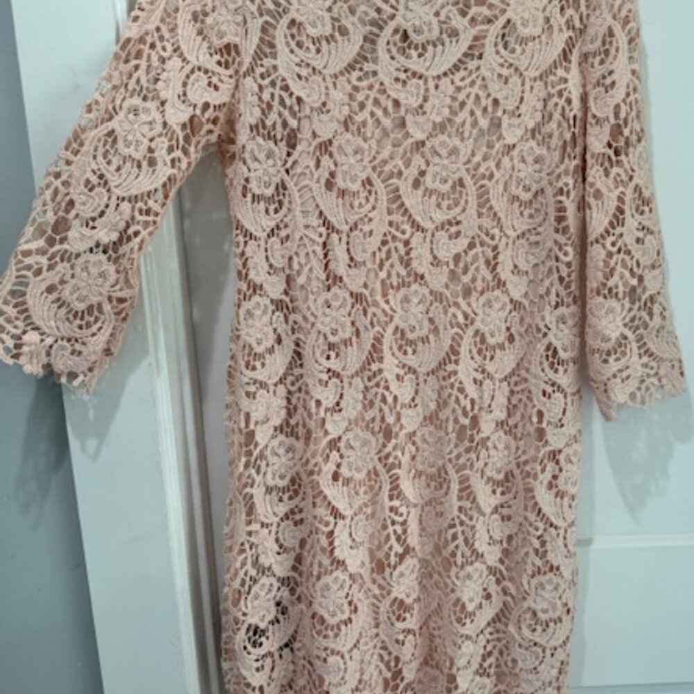 3/4 SLEEVE PALE PINK/ PEACHY COLOR